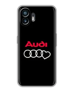 Чохол для OnePlus 15T з картинкою «Логотип Audi Heart»