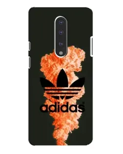 Чехол для OnePlus 7 Pro с картинкой «Оранжевый дым Adidas»