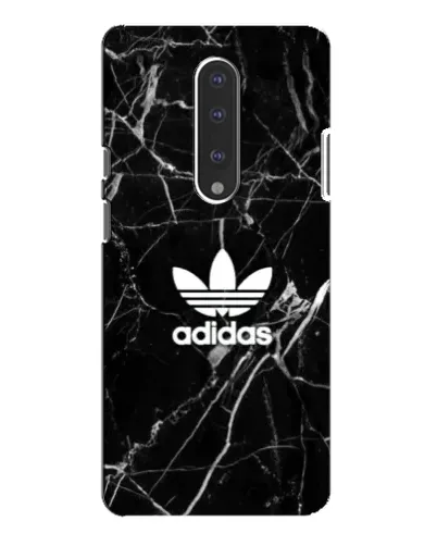 Чехол для OnePlus 7 Pro с картинкой «Белый мрамор Adidas»
