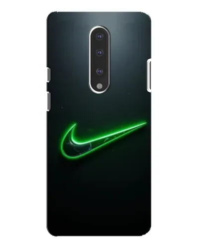 Чехол для OnePlus 7 Pro с картинкой «Неоновый контур Nike»