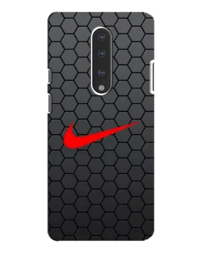 Чехол для OnePlus 7 Pro с картинкой «Nike — карбоновая сетка»