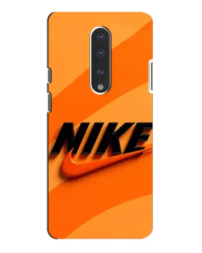 Чехол для OnePlus 7 Pro с картинкой «Оранжевый драйв Nike»