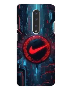 Чехол для OnePlus 7 Pro с картинкой «Техногенный стиль Nike»