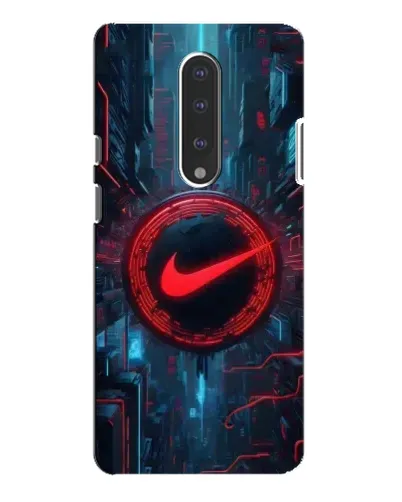 Чехол для OnePlus 7 Pro с картинкой «Техногенный стиль Nike»