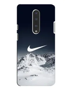 Чехол для OnePlus 7 Pro с картинкой «Nike — зимние горы»