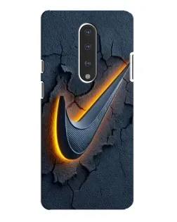 Чехол для OnePlus 7 Pro с картинкой «Объемный логотип Найк»