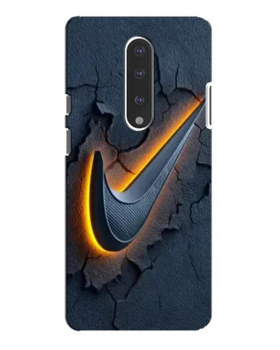 Чехол для OnePlus 7 Pro с картинкой «Объемный логотип Найк»