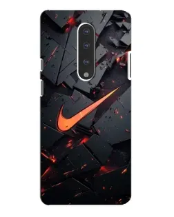 Чехол для OnePlus 7 Pro с картинкой «Nike — эффект разломов»