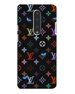 Чехол для OnePlus 7 Pro с картинкой «Цветная монограмма LV»