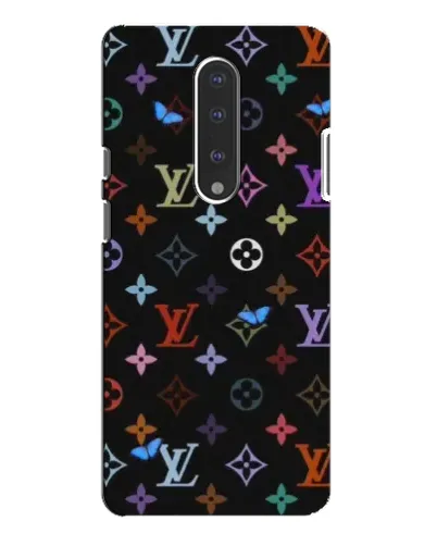 Чехол для OnePlus 7 Pro с картинкой «Цветная монограмма LV»