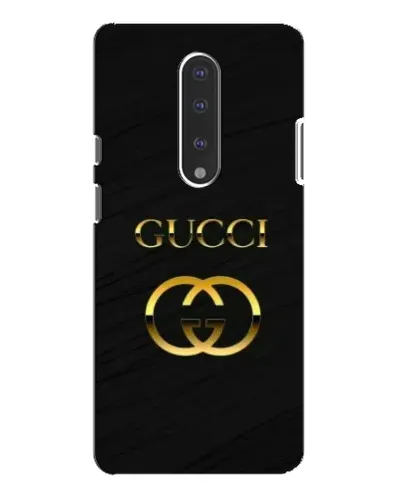 Чохол для OnePlus 7 Pro з картинкою «Золотий логотип Gucci»