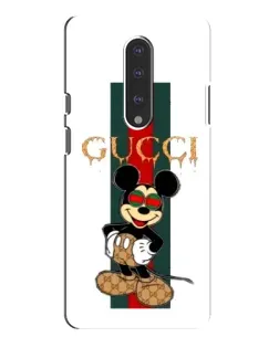 Чохол для OnePlus 7 Pro з картинкою «Міккі Маус Gucci — смуги»