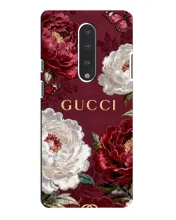 Чохол для OnePlus 7 Pro з картинкою «Gucci — бордові троянди»