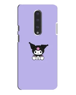Чохол для OnePlus 7 Pro з картинкою «Kuromi — фіолетовий мінімалізм»