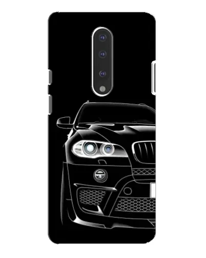 Чехол для OnePlus 7 Pro с картинкой «Темный силуэт BMW»