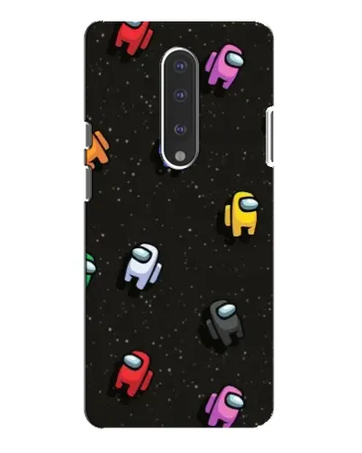 Чохол для OnePlus 7 Pro з картинкою «Космічний патерн Among Us»
