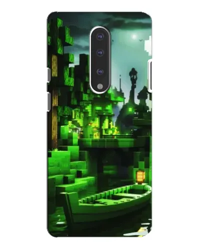 Чохол для OnePlus 7 Pro з картинкою «Minecraft лісовий пейзаж»
