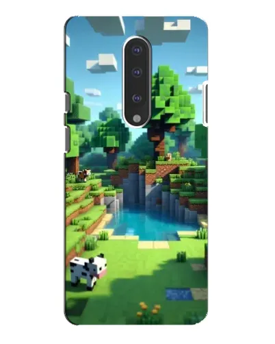 Чохол для OnePlus 7 Pro з картинкою «Minecraft літній день»