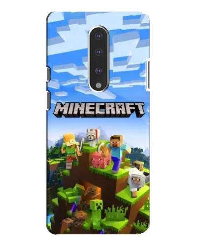 Чохол для OnePlus 7 Pro з картинкою «Minecraft класичний світ»