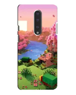 Чохол для OnePlus 7 Pro з картинкою «Рожеве дерево Minecraft»