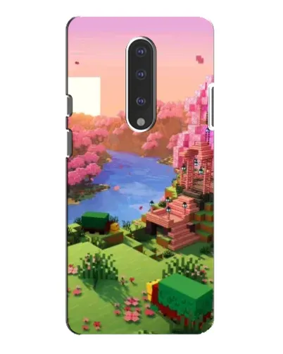 Чохол для OnePlus 7 Pro з картинкою «Рожеве дерево Minecraft»