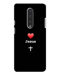 Чехол для OnePlus 7 Pro с картинкой «Сердце - Jesus»