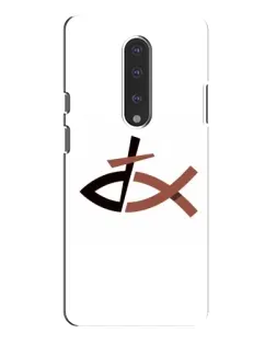 Чехол для OnePlus 7 Pro с картинкой «Рыба и крест»