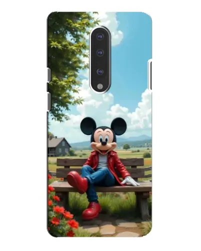 Чехол для OnePlus 7 Pro с картинкой «Микки на скамейке» Чехол для OnePlus 7 Pro с картинкой «Микки на скамейке»