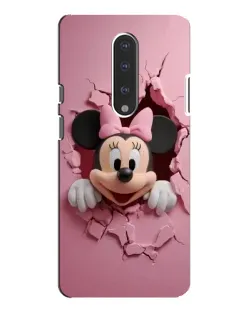 Чехол для OnePlus 7 Pro с картинкой «Минни сквозь стену»