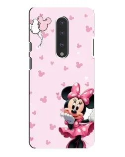 Чехол для OnePlus 7 Pro с картинкой «Минни Маус и сердечки»