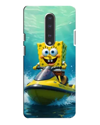 Чехол для OnePlus 7 Pro с картинкой «Спанч Боб на гидроцикле» Чехол для OnePlus 7 Pro с картинкой «Спанч Боб на гидроцикле»