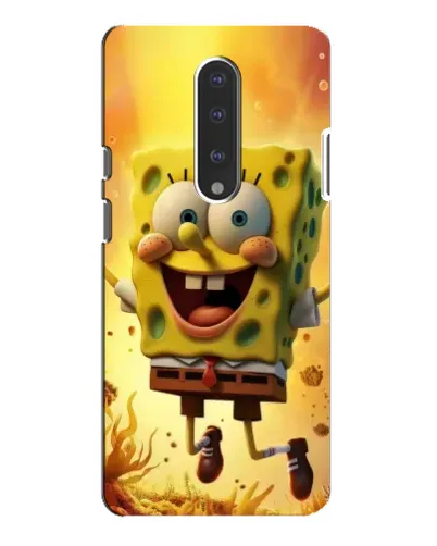 Чехол для OnePlus 7 Pro с картинкой «Губка Боб прыгает» Чехол для OnePlus 7 Pro с картинкой «Губка Боб прыгает»