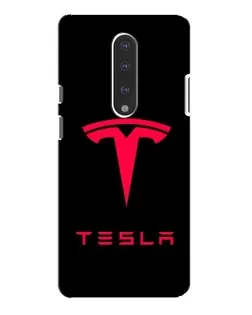 Чехол для OnePlus 7 Pro с картинкой «Tesla Red Logo»