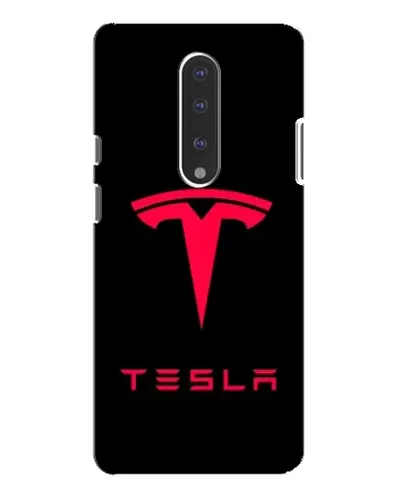 Чехол для OnePlus 7 Pro с картинкой «Tesla Red Logo»