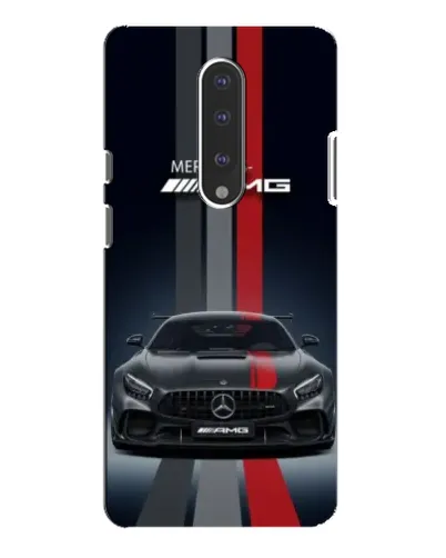 Чохол для OnePlus 7 Pro з картинкою «Mercedes — білий карбон»