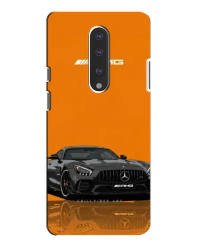 Чохол для OnePlus 7 Pro з картинкою «Помаранчевий Mercedes AMG»
