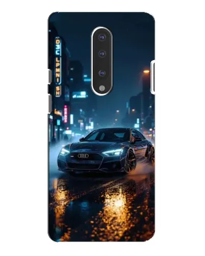 Чохол для OnePlus 7 Pro з картинкою «Нічне місто та Audi» Чохол для OnePlus 7 Pro з картинкою «Нічне місто та Audi»