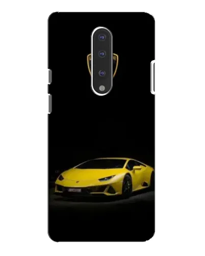 Чохол для OnePlus 7 Pro з картинкою «Lamborghini жовтий акцент»