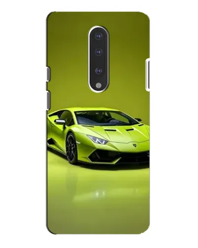 Чохол для OnePlus 7 Pro з картинкою «Салатовий Lamborghini Huracan»
