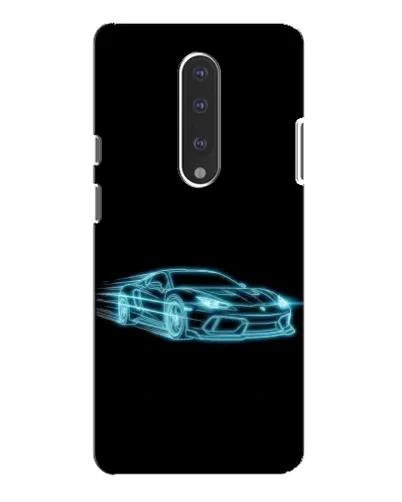 Чохол для OnePlus 7 Pro з картинкою «Неоновий контур Lamborghini»