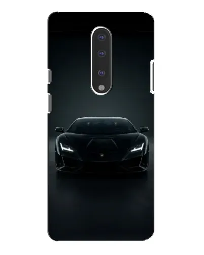 Чохол для OnePlus 7 Pro з картинкою «Чорний Lamborghini Aventador»