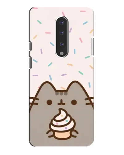 Чехол для OnePlus 7 Pro с картинкой «Пушин с кексом»
