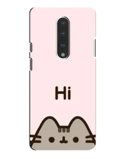 Чехол для OnePlus 7 Pro с картинкой «Пушин говорит Hi»
