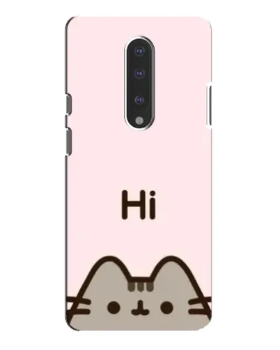 Чехол для OnePlus 7 Pro с картинкой «Пушин говорит Hi»