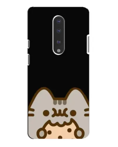 Чехол для OnePlus 7 Pro с картинкой «Пушин на черном»