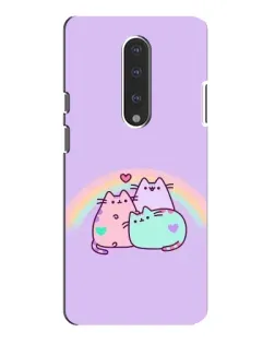 Чехол для OnePlus 7 Pro с картинкой «Радужные Пушины»