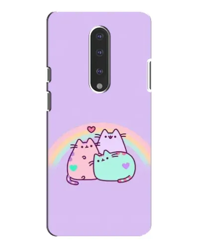 Чехол для OnePlus 7 Pro с картинкой «Радужные Пушины»