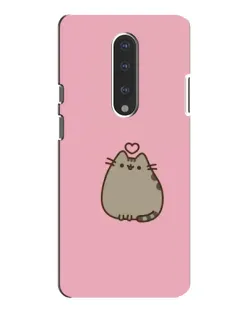 Чехол для OnePlus 7 Pro с картинкой «Pusheen сердце»