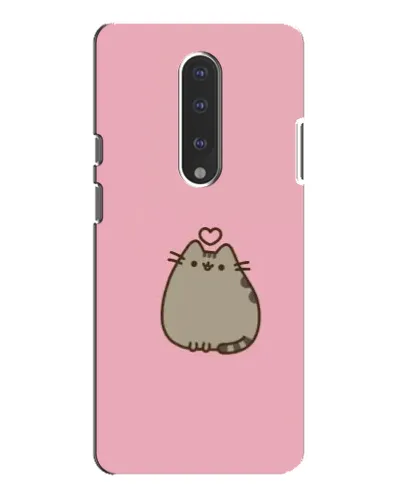 Чехол для OnePlus 7 Pro с картинкой «Pusheen сердце»