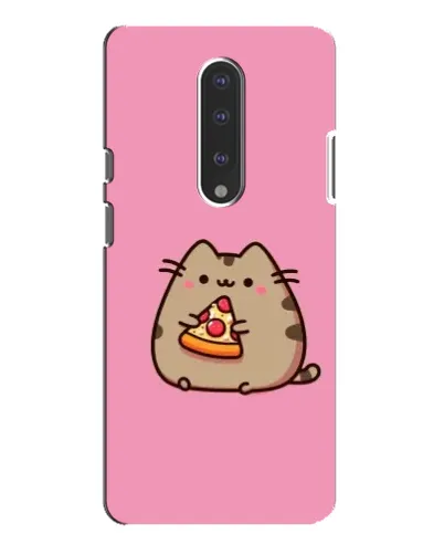 Чехол для OnePlus 7 Pro с картинкой «Пушин с пиццей»